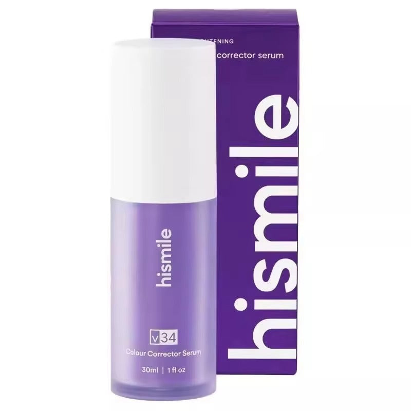 30ml V34 Hismile Purple Toothpaste Removes Tartar Clean Oral Hygiene Fresh Breath Whitening Teeth Care Products